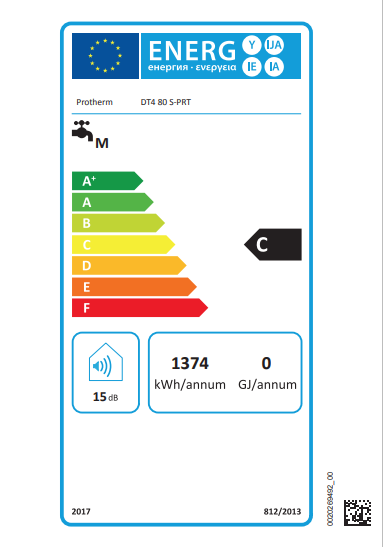 Protherm 80 litre termosifon